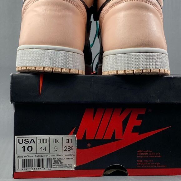 Nike Air Jordan 1 Retro High OG Crimson Tint Sneaker Shoes mens size 10 - Picture 6 of 10